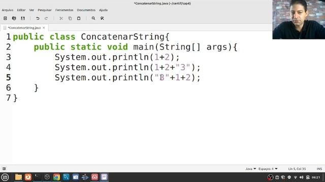 Certificação Java 17 - Concatenar String смотреть онлайн