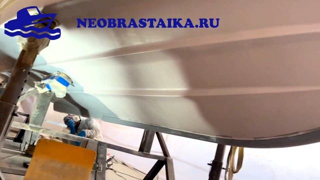 Процесс нанесения необрастающего покрытия на катер смотреть онлайн