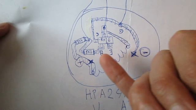 HPA24AX Пьезоизлучатель с генератором полная разборка