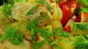 Картофель с мясом по дачному мультиварка скороварка Redmond RMC-M 4504