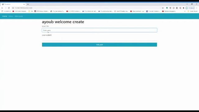 CRUD with laravel 7 and bootstrap 4 смотреть онлайн