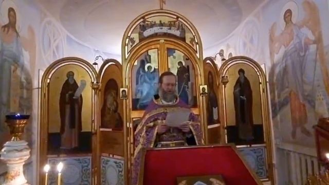 26 марта 2023 г.Чтение Евангелия,молитва Иоанну Лествичнику.