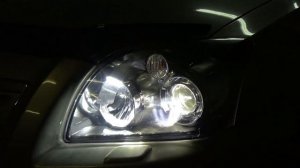 TOYOTA AVENSIS T25 - замена штатного ксенона на BI-LED I.LENS