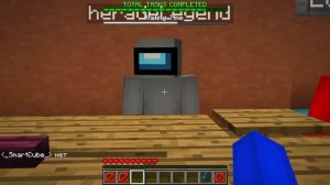 ИГРАЮ С ЭДИСОНОМ В АМОНГ АС В МАЙНКРАФТЕ!