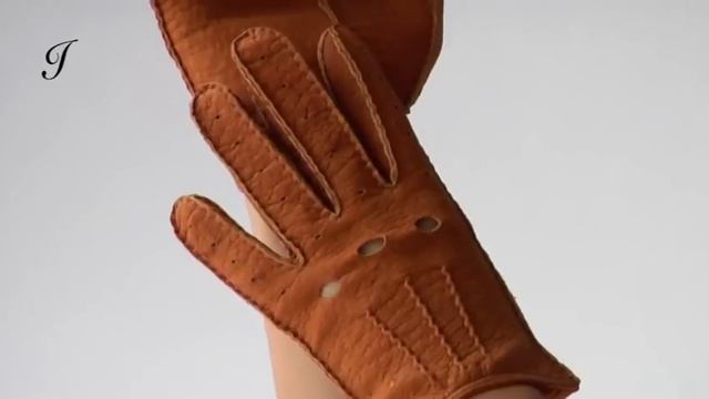 Ines Gloves - Special Peccary Driving Leather Gloves