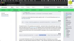 Android 12 Internals: [Ch1.vid5] Downloading the master branch of the Android source code