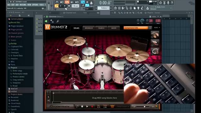 Клавиатура вместо синтезатора. Ударные в FL (Урок 5) смотреть онлайн