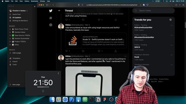 [iOS Dev] "Book Track" app review + Open Focus Timer, pt. 9 | SwiftUI App Development смотреть онлайн