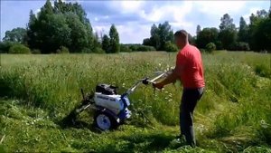 Мотоблок нева МБ -2 Мультиагро с роторной косилкой "Заря" Модерн"