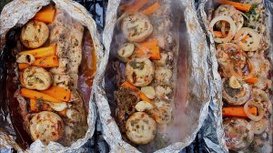 Изумительный рецепт сочного мяса в фольге на мангале. Вкусные и сочные свиные рёбрышки на мангале