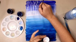 ПРОСТОЙ РИСУНОК СНЕЖНАЯ ЗИМА ❄️ УРОК ИЗО ?