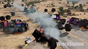 Monster Truck Crashes #26 - Beamng drive