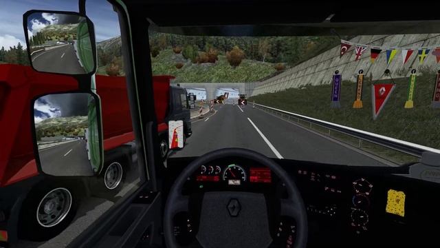 ETS2 1.42 open beta - Euro Truck Simulator 2 - Renault Premium - Geneva (CH) to Torino (I) смотреть онлайн