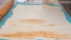 Яблочный штрудель Пирог из слоёного теста Самый вкусный рецепт с яблоками