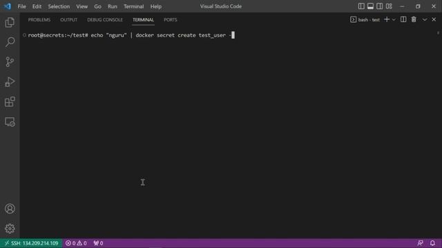 Docker Secrets - Postgresql Service With Docker Secrets