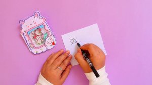 How to Make Your Own Stickers/ DIY paper Sticker notebook/Stickers / DIY Stickers /HOME MADE STICKE