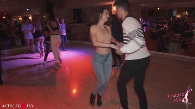 Vagelis Pirpiris & Emmanouela Smyrnaiou Social Dancing @ Felices Los Cuatro Party, Athens смотреть онлайн