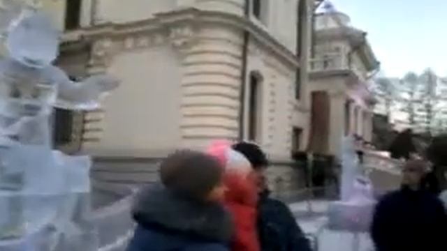 Тамбов 2020.Ледяные скульптуры.Асеевский дворец. смотреть онлайн