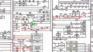 12. Электрические цепи при срабатывании токовой защиты электропоезда ЭД4М