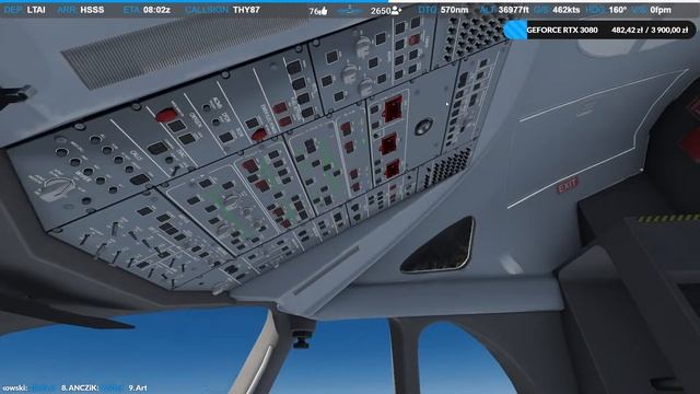 ✈ X- Plane 11 - AIRBUS A350 - Antalya (LTAI) - Khartoum (HSSS) -- IVAO EVENT смотреть онлайн