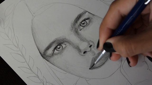 Рисунок карандашом / портрет по фотографии / drawing portrait child смотреть онлайн
