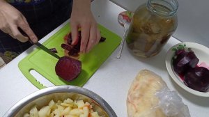 Винегрет с фасолью..