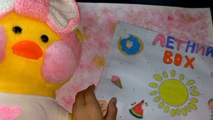Распаковка летнего бокса для уточки лалафанфан?Украшение комнаты уточки Няши?1 видео с моей утей!