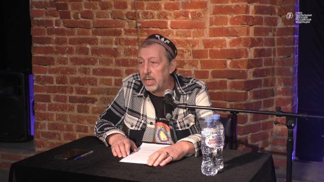 Николай Коляда в проекте «Сквозное действие» в Боярских Палатах СТД РФ, январь 2024 год