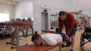 Адаптивный спорт (занятия в тренажерном зале)