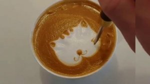 Капучино котенок ? Рисунки на кофе