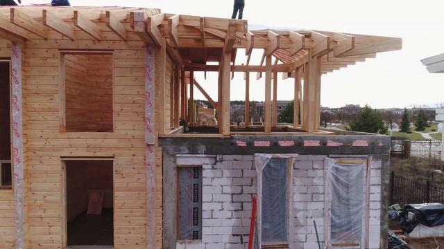 Большие возможности клееного бруса в одном проекте смотреть онлайн