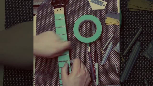 Guitar repair and finishing. Crown and polish fret finishing overview смотреть онлайн