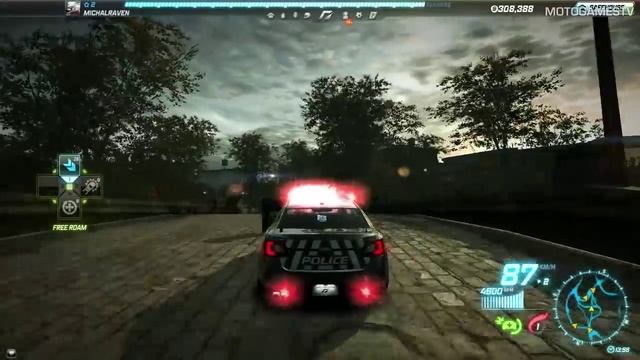 Need for Speed World - Ford Police Interceptor Gameplay смотреть онлайн