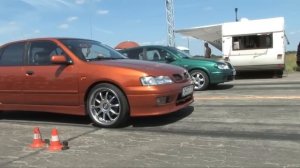 Nissan Primera P11 GT (16,841s) vs. Nissan Almera N16 1.8 (18,129s) @ Speednation 2009