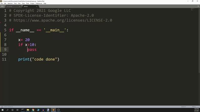 Python Pass Statement смотреть онлайн