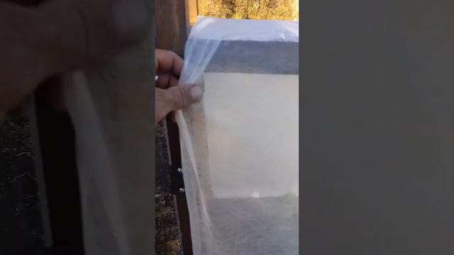 Небольшой удобный парник для огурцов, рассады, своими руками.