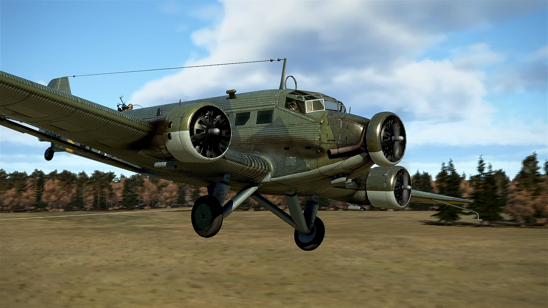 Посадки самолётов на разные аэродромы, и т.д. Часть-6. Сим. "IL-2 Sturmovik Great Battles".