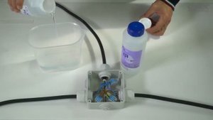 Компаунд прозрачный для герметизации распределительных коробок, заливки плат Etelec Crystalgel IP68