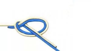 Двойной хирургический узел для рыбалки