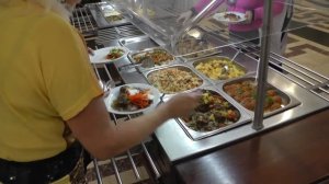 Анапа Шведский стол в санатории Надежда 09 01 2015