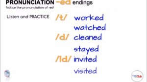 Lesson: PRONUNCIATION Simple Past -ed Endings