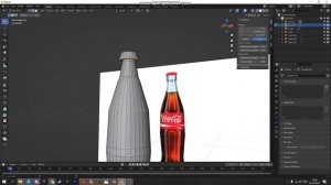 МОДЕЛИРОВАНИЕ БУТЫЛКИ COKA-COLA В BLENDER . 1 ЧАСТЬ БАЗОВЫЙ МЕШ.