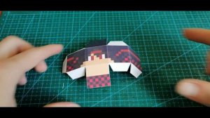 КАК СДЕЛАТЬ СВОЙ МАЙНКРАФТ СКИН ИЗ БУМАГИ | БУМАЖНЫЙ МАЙНКРАФТ