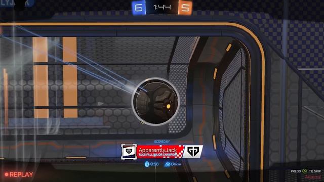 Rocket League Pros try playing on a SPLIT FIELD