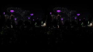 Singapore - Gardens by the Bay - Garden Rhapsody Light Show (VR180)