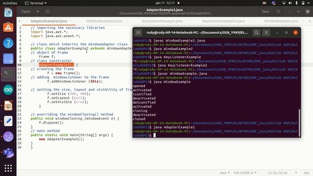 j12 16 java awt close windows