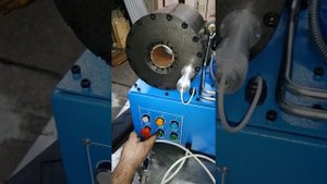 Обжимной пресс ПР80А1. Редуцирование трубы Д76х3,5 мм.
