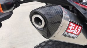 2017-18 Honda CRF250L Rally sound-Stock vs. Yoshimura RS-4 full system