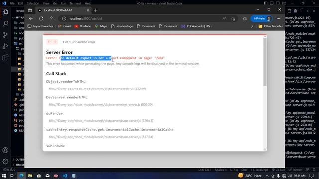 Create 404 Error Page || Next.js смотреть онлайн