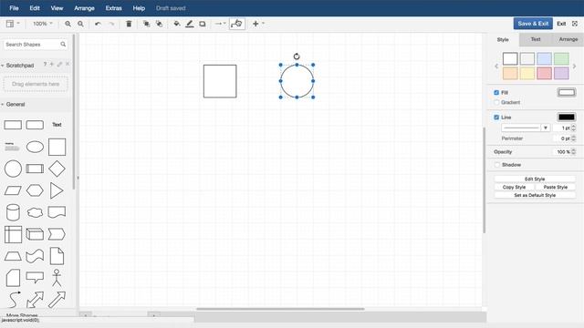 How to use the draw.io interface in Atlassian Confluence and add shapes to your diagram